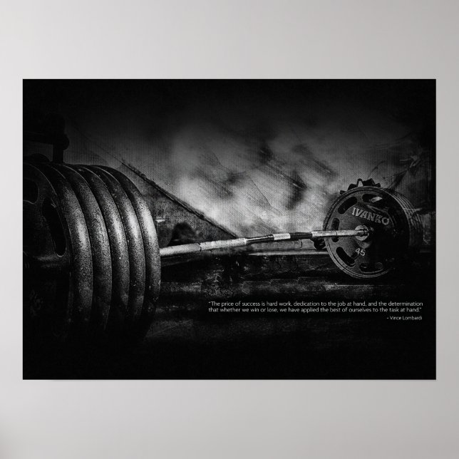 Póster Motivação de Workout (Frente)