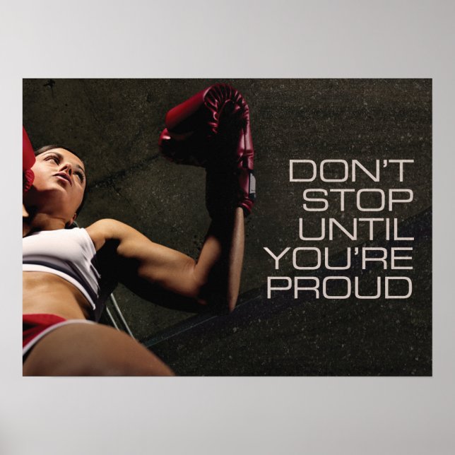 Poster Motivação de Workout (Frente)