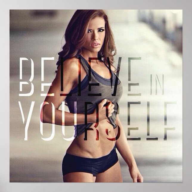 Póster Motivação de Workout (Frente)