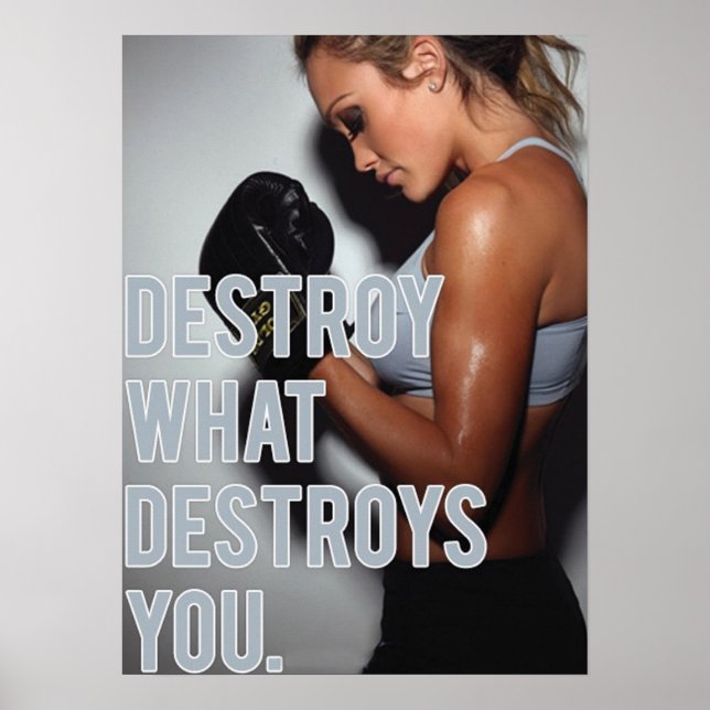 Poster Motivação de Workout (Frente)