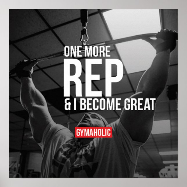 Póster Motivação de Workout (Frente)