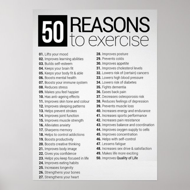 Póster Motivação de Workout (Frente)