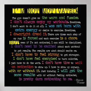 Poster Motivação de Workout