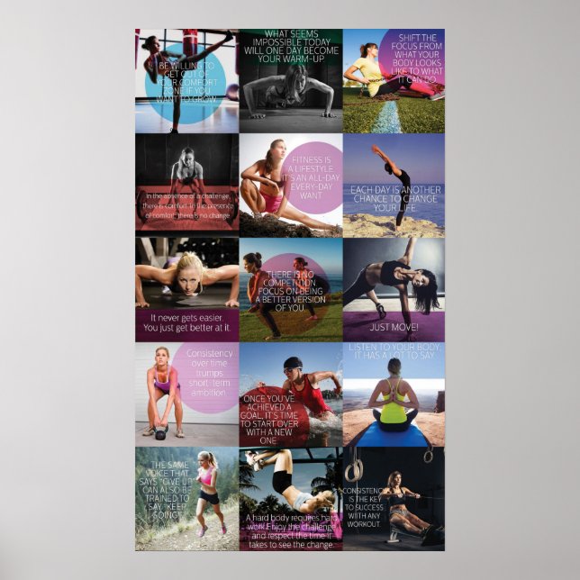 Póster Motivação de Workout (Frente)