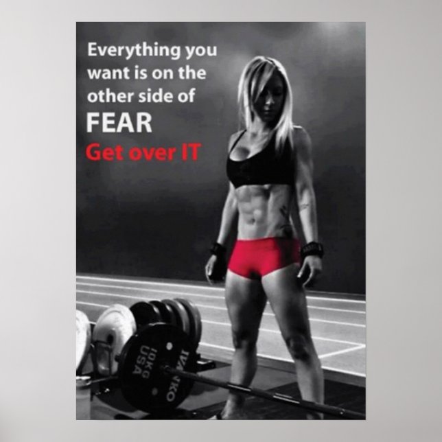 Póster Motivação de Workout (Frente)