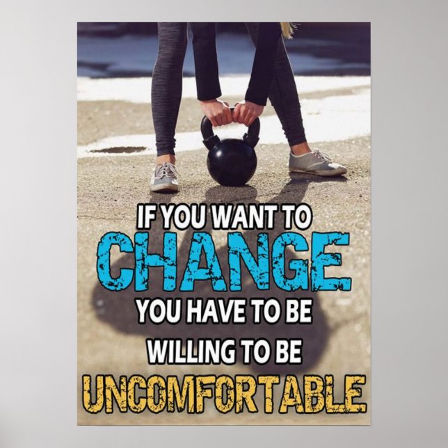 Póster Motivação de Workout (Frente)