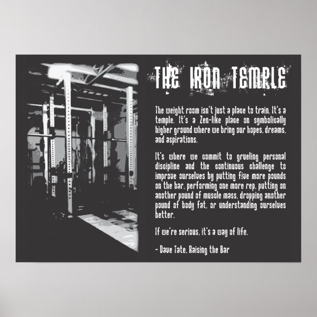 Poster Motivação de Workout (Frente)