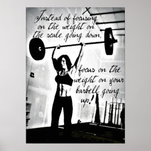 Poster Motivação de Workout