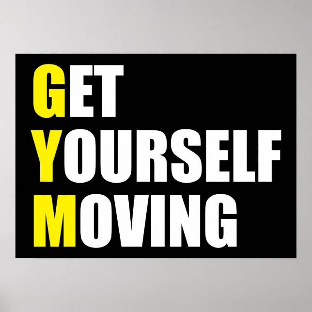 Póster Motivação de Workout (Frente)