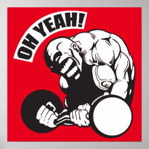 Póster Motivação de Workout