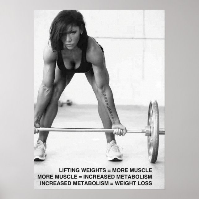 Póster Motivação de Workout (Frente)