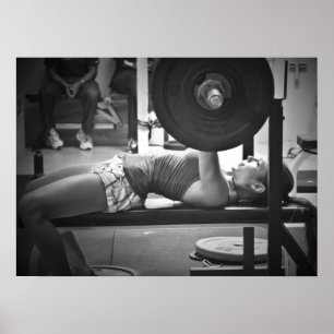 Póster Motivação de Workout