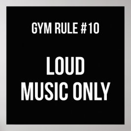 Poster Motivação de Workout