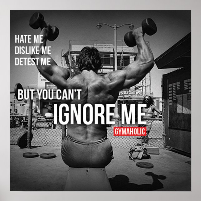 Póster Motivação de Workout (Frente)