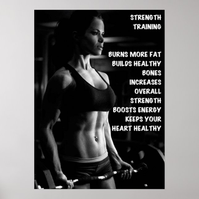 Póster Motivação de Workout (Frente)