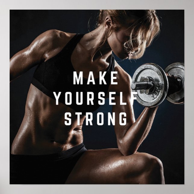 Poster Motivação de Workout (Frente)