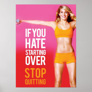 Poster Motivação de Workout