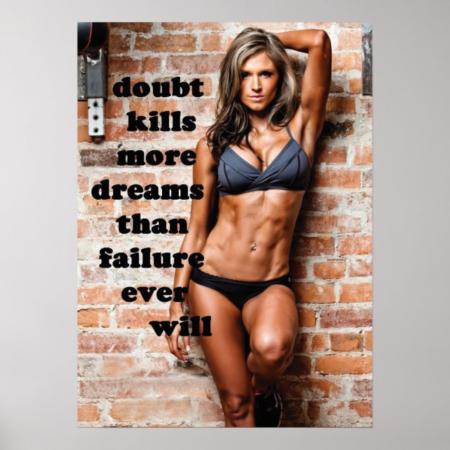 Poster Motivação de Workout (Frente)