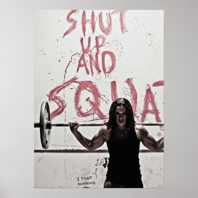 Póster Motivação de Workout (Frente)