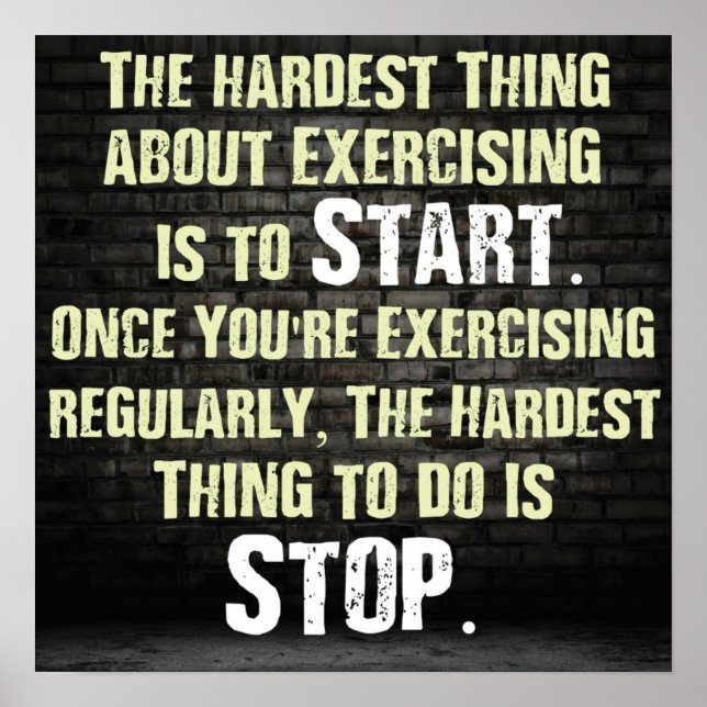 Poster Motivação de Workout (Frente)