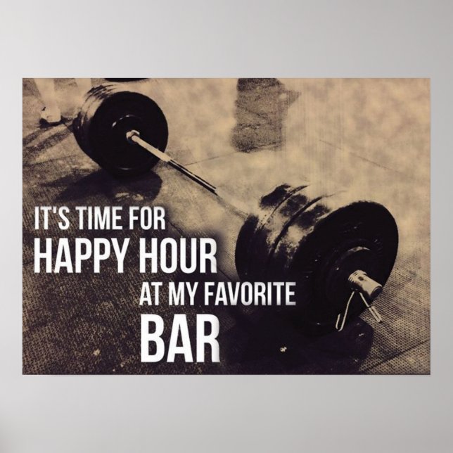 Póster Motivação de Workout (Frente)