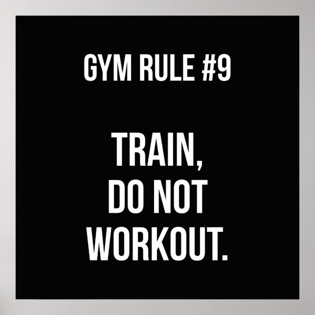 Poster Motivação de Workout (Frente)