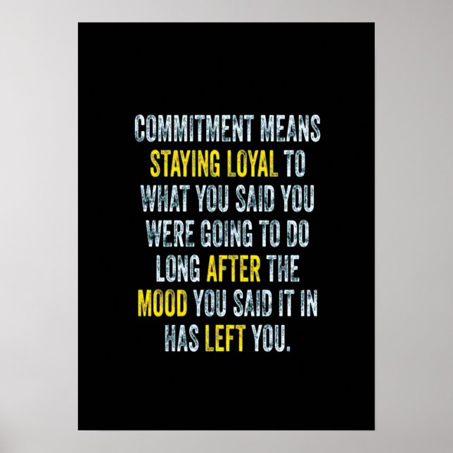Poster Motivação de Workout (Frente)