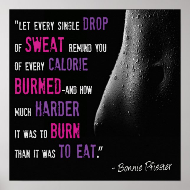 Póster Motivação de Workout (Frente)