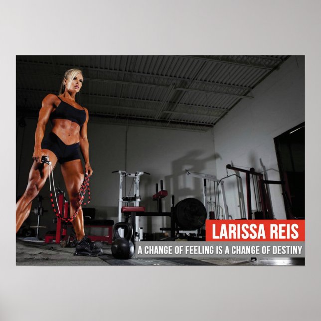 Poster Motivação de Workout (Frente)