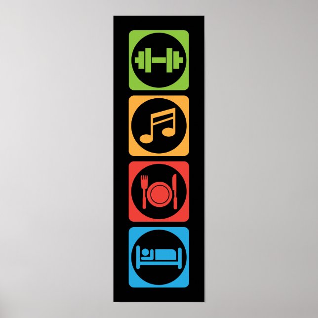 Poster Motivação de Workout (Frente)