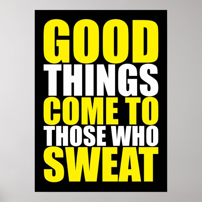 Póster Motivação de Workout (Frente)