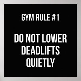 Poster Motivação de Workout