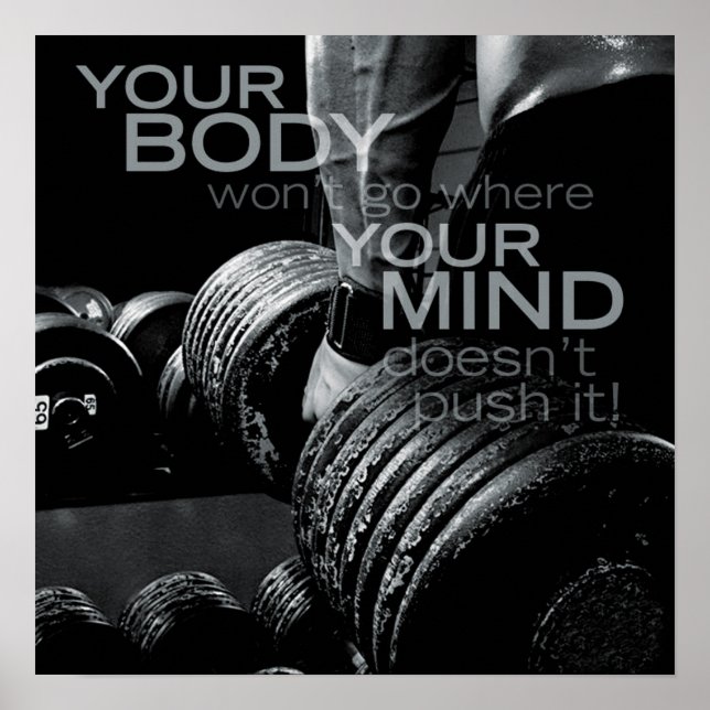 Póster Motivação de Workout (Frente)