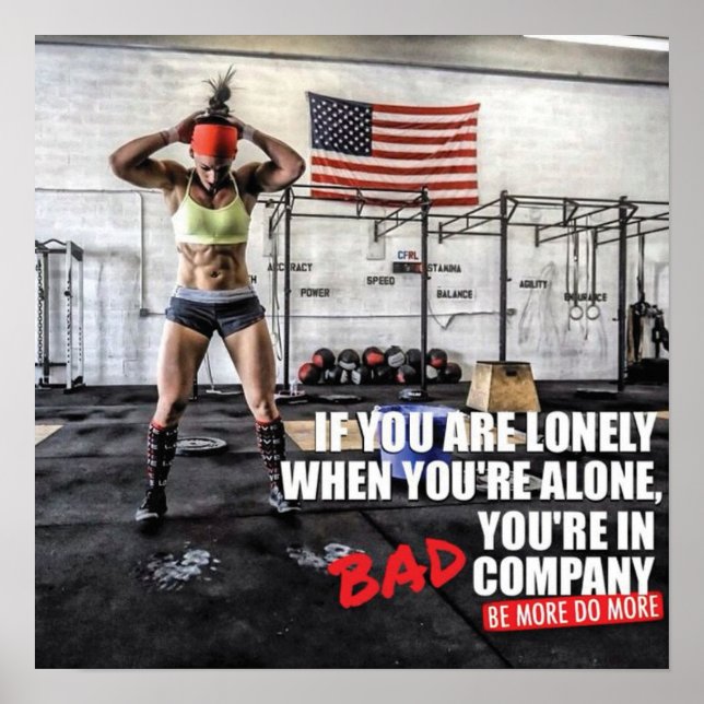 Poster Motivação de Workout (Frente)