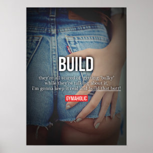 Póster Motivação de Workout