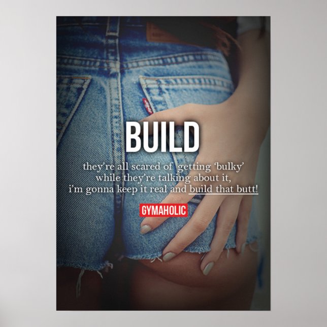 Póster Motivação de Workout (Frente)