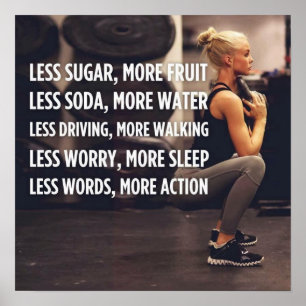 Poster Motivação de Workout