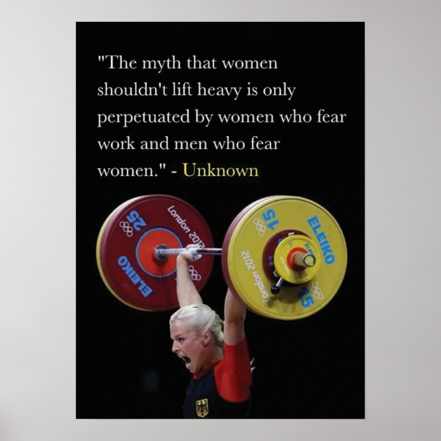 Póster Motivação de Workout (Frente)