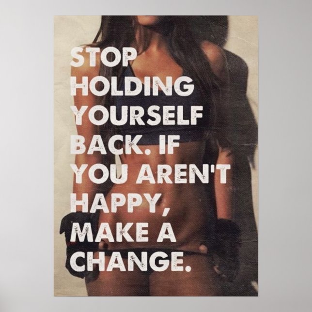 Poster Motivação de Workout (Frente)