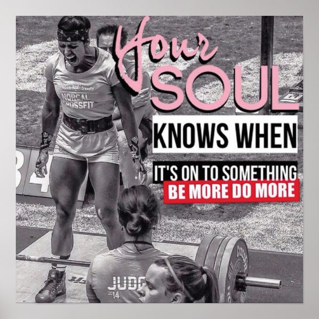 Póster Motivação de Workout (Frente)