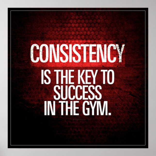 Poster Motivação de Workout de Gym (Frente)