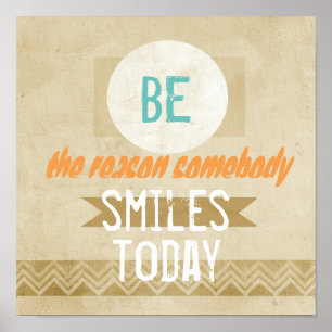 poster motivação design de estilo vintage