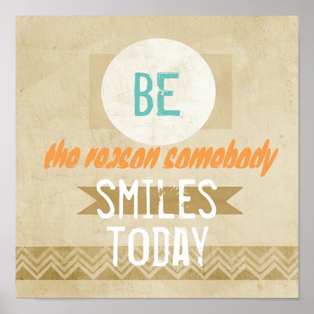 poster motivação design de estilo vintage (Frente)