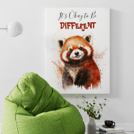 Poster Motivação do Enfermeiro do Panda Vermelha Cólvora