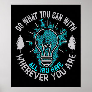 Poster Motivação - Faça o que puder