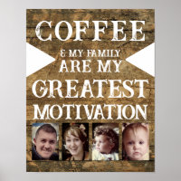 Motivação família de café 4 foto castanho