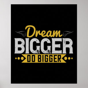 Poster Motivação - Maior Sonho Do Maior