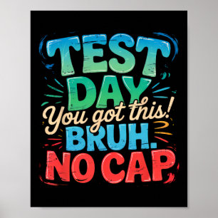 Poster Motivação para o Dia de Teste Estadual Staar Você 