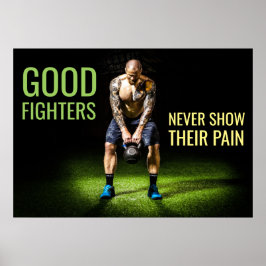 Póster Motivação para Treino | Citação Inspiradora de Lut