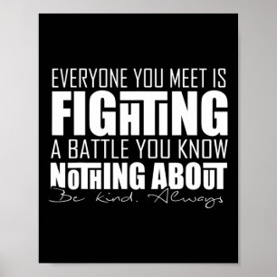 Poster Motivação 'Todos que conheces' para a desativação 